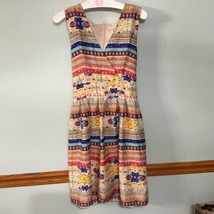 Maison Jules size Large dress. Tie waist. Tank top top. NWT. NEVER WORN